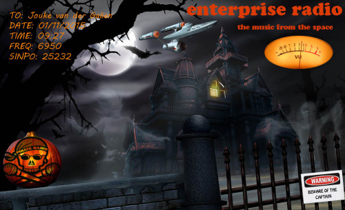 Jouke van der Galien qsl Enterprise halloween 2015